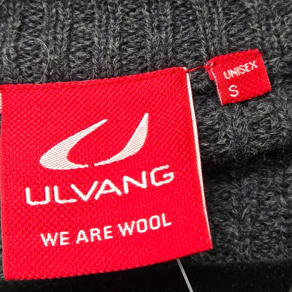NWT Ulvang Rav Wool Sweater Grey Zip Unisex Size Small - Picture 4 of 11